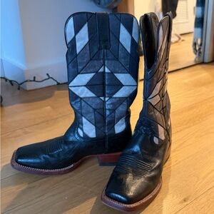 Ariat Black Leather Western Boots